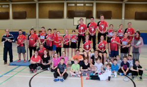 Ehrung der Jugendmannschaften im Badminton