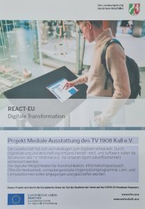 Projekt Mediale Ausstattung des TV 1908 Kall e.V.